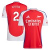 Arsenal Saliba 2 Pelipaita Koti 2024-25 Arsenal Saliba 2 Pelipaita Koti 2024-25